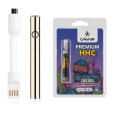 HHC Vape Kit - Incannation Vape Pen + Canapuff HHC 96% Cartridge