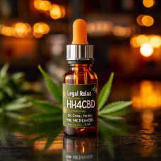 ✦ H4 C B D ✦  Legal Relax Cannabis Oil - 10 ml.